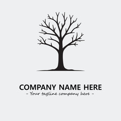 Obraz premium Tree Silhouette Logo Company Design Illustration Vector Graphic Image
