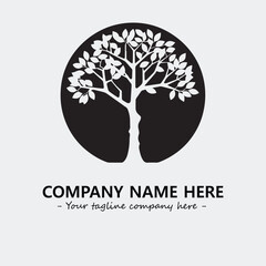 Obraz premium Tree Silhouette Logo Company Design Illustration Vector Graphic Image