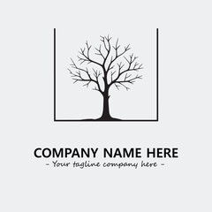 Obraz premium Tree Silhouette Logo Company Design Illustration Vector Graphic Image