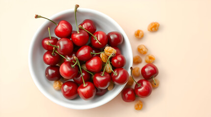 cherries on a plate