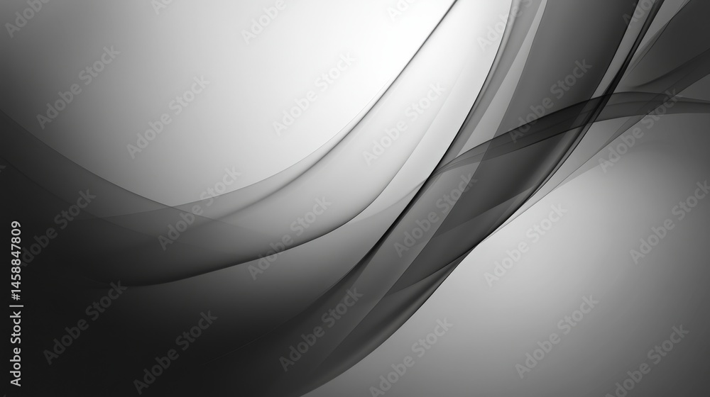 Poster a smooth grey background with a subtle gradient, transitioning from light to dark for a modern and s