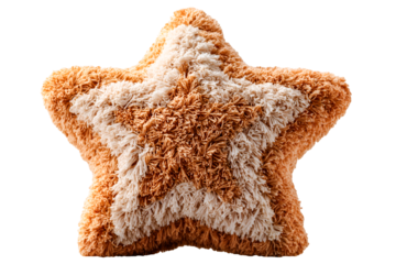 Cozy star-shaped plush pillow soft and comforting home decor