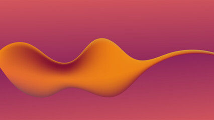 ABSTRACT BACKGROUND GRADIENT MESH SMOOTH LIQUID ORANGE RED PASTEL COLOR WITH HAND DRAWN ORGANIC SHAPES DESIGN VECTOR TEMPLATE GOOD FOR MODERN WEBSITE, WALLPAPER, COVER DESIGN 