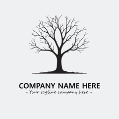 Obraz premium Tree Silhouette Logo Company Design Illustration Vector Graphic Image