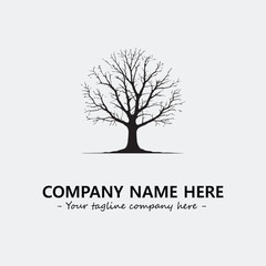 Obraz premium Tree Silhouette Logo Company Design Illustration Vector Graphic Image
