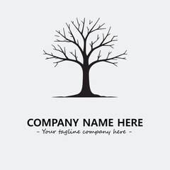 Obraz premium Tree Silhouette Logo Company Design Illustration Vector Graphic Image