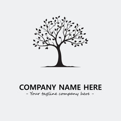 Obraz premium Tree Silhouette Logo Company Design Illustration Vector Graphic Image