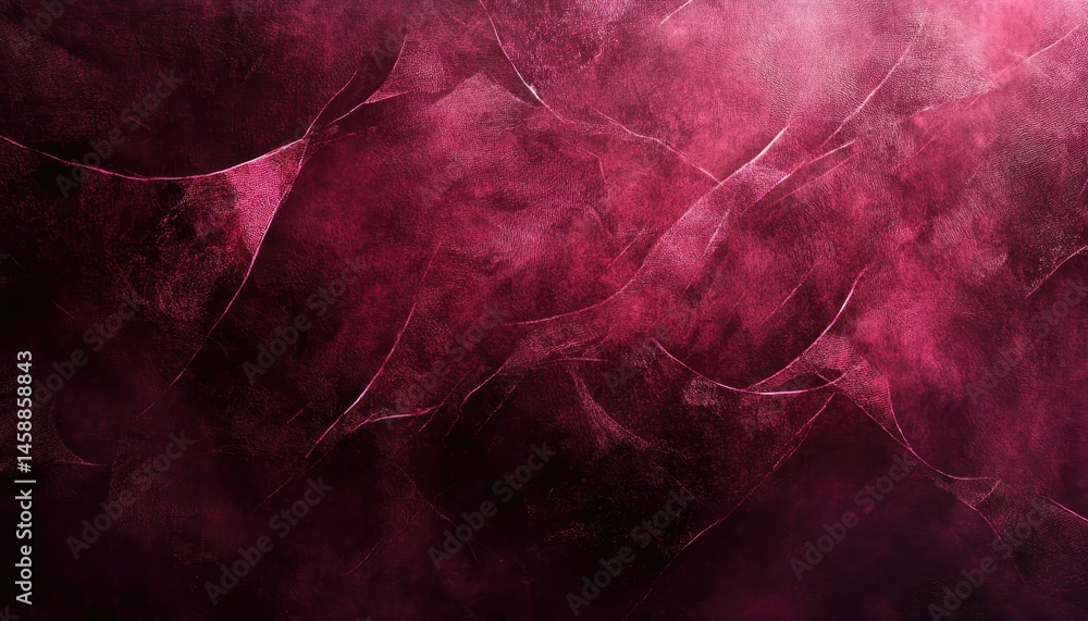 Poster Abstract Pink Glittering Texture Background with Wavy Sparkle Pattern and Dark Gradient Creates Luxurious Elegant Glamour with Modern Decorative Design Element
