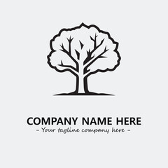 Obraz premium Tree Silhouette Logo Company Design Illustration Vector Graphic Image