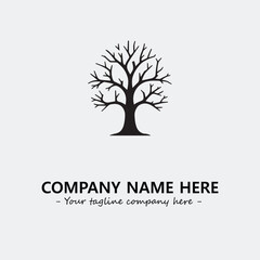 Obraz premium Tree Silhouette Logo Company Design Illustration Vector Graphic Image