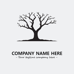 Fototapeta premium Tree Silhouette Logo Company Design Illustration Vector Graphic Image