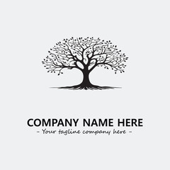 Obraz premium Tree Silhouette Logo Company Design Illustration Vector Graphic Image