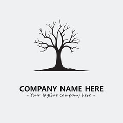 Obraz premium Tree Silhouette Logo Company Design Illustration Vector Graphic Image