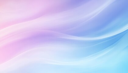 Naklejka premium Abstract Wave Background with Pastel Gradients of Pink Purple and Blue Soft Texture and Smooth Flowing Lines for Elegant Design and Modern Art