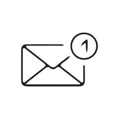 Email icon vector. E-mail icon. Envelope illustration. Envelope icon, Mail icon vector for web, computer and mobile app, Victor illustration Eps 10