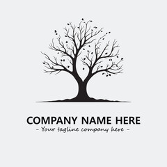 Obraz premium Tree Silhouette Logo Company Design Illustration Vector Graphic Image