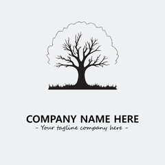 Obraz premium Tree Silhouette Logo Company Design Illustration Vector Graphic Image