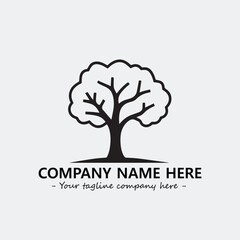 Obraz premium Tree Silhouette Logo Company Design Illustration Vector Graphic Image