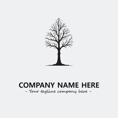 Obraz premium Tree Silhouette Logo Company Design Illustration Vector Graphic Image