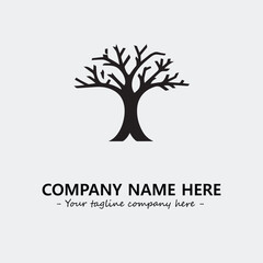 Obraz premium Tree Silhouette Logo Company Design Illustration Vector Graphic Image