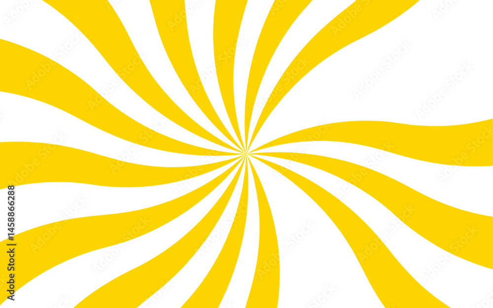 Aufkleber abstract high energy optical illusion-style background with radial burst curved stripes and spiralin