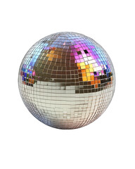 disco ball on white background