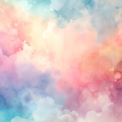 Dreamy Watercolor Abstract Art Background