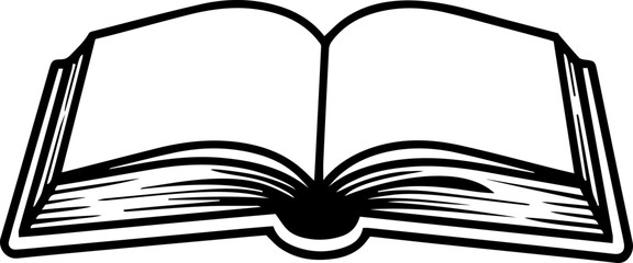 open book vector icon 
