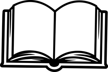 open book outline icon 
