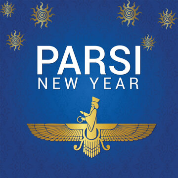 Parsi new year template banner and poster, parsi banner