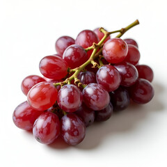 Fototapeta premium red grapes isolated on white