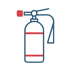 Fire Extinguisher Icon Representing Safety and Fire Prevention