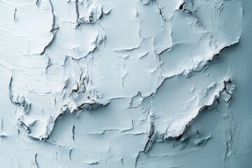Fototapeta premium Close-up view of a textured, light gray surface with cracks.