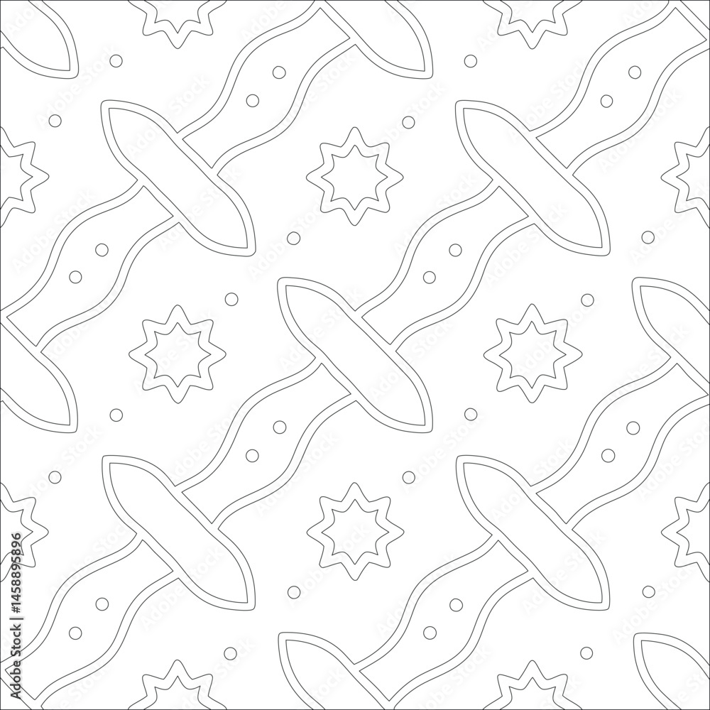 Poster vector seamless pattern with feathers