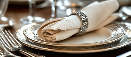 elegant table setting
