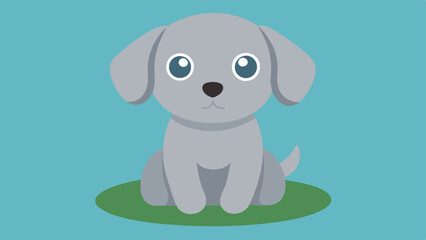 Solemn Gaze A mediumsized puppy sits with its head slightly tilted large round eyes shimmering as though theyre b with emotion. The fur is soft and textured and the puppys small