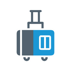 Obraz premium Luggage Icon Representing Travel or Packing Essentials