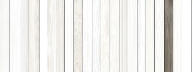 White Wood Plank Background