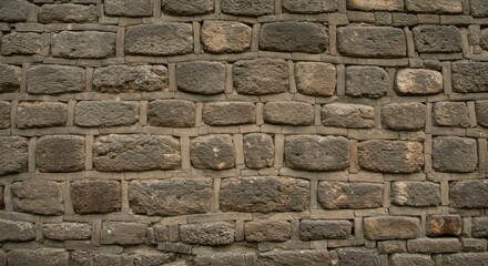 Grey and Brown Stone Wall Texture Background