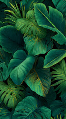 green leaves background
