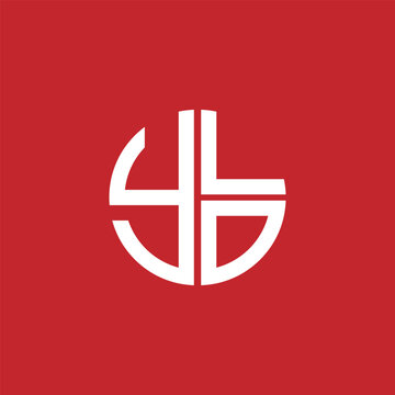 YLO logo YLO icon YLOvector YLO monogram YLOletter YLOminimalist YLO Circle YLOflat Unique modern flat abstract logo design.