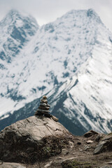 The mountains and lakes in western Sichuan