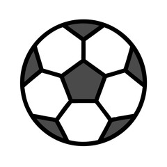 Fototapeta premium Soccer Ball Icon Representing Sports or Recreation Activities