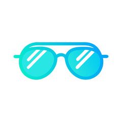 Fototapeta premium Sunglasses Icon Representing Eyewear and Sun Protection