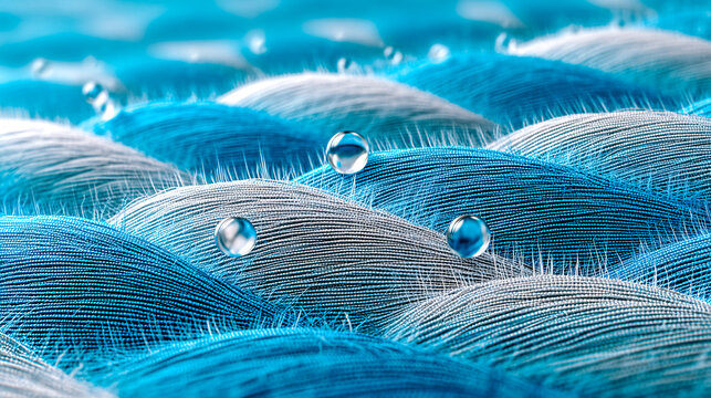 Gros plan sur les fibres du tissu pendant le lavage