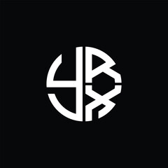 YRX logo YRX icon YRXvector YRX monogram YRXletter YRXminimalist YRX Circle YRXflat Unique modern flat abstract logo design.