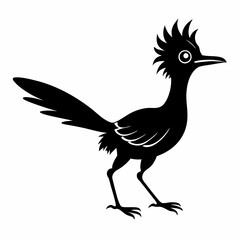 Bold Roadrunner Silhouette Art