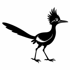 Bold Roadrunner Silhouette Art