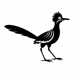 Bold Roadrunner Silhouette Art