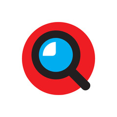 Minimal UI Search Icon Vector